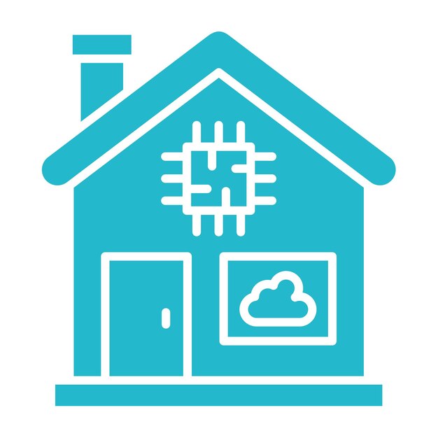 Vector smart house icon