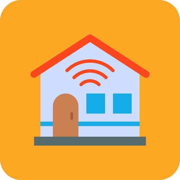 Vector smart house icon