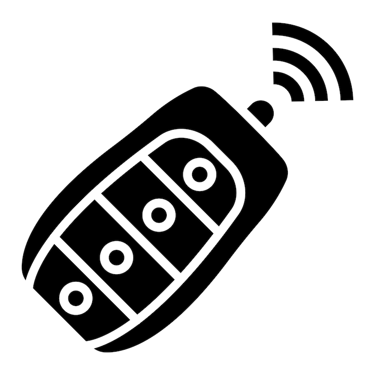 Vector smart key vector icon design illustration
