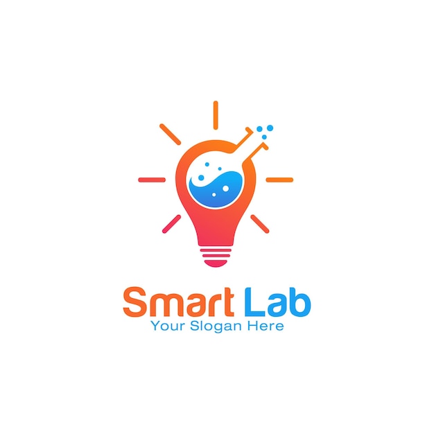 Шаблон дизайна логотипа Smart Lab