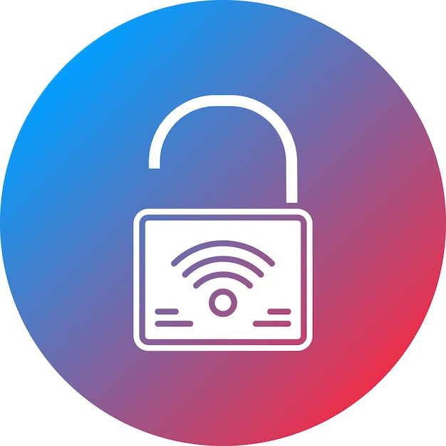 Smart Lock icon vector image Can be used for Technology