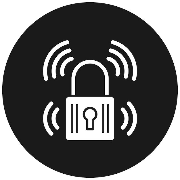Smart Lock vector icoon Kan worden gebruikt voor Technology iconeset