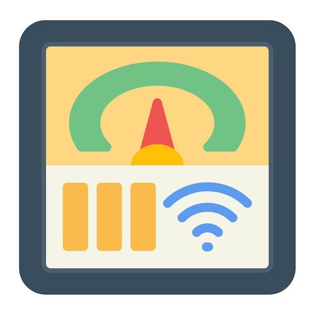 Illustrazione vettoriale dello smart meter