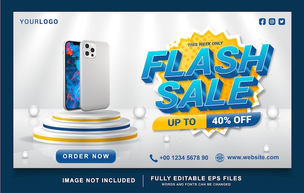 smart phone promotion flash sale social media