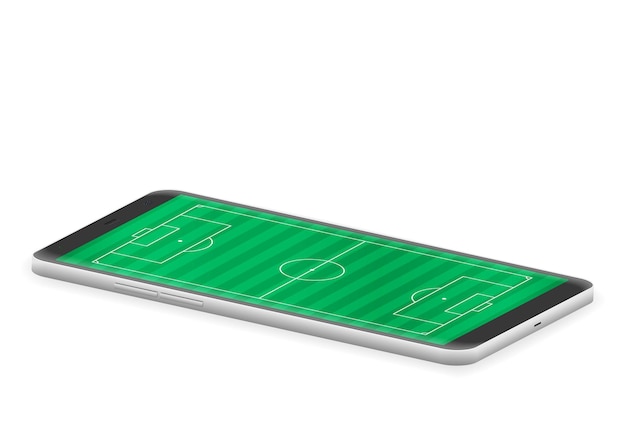 Smart phone soccer field