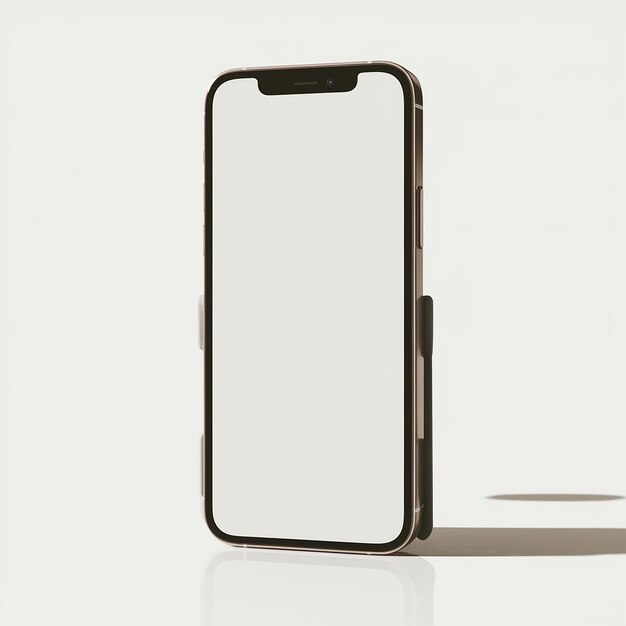 Vector a smart phone with a black case that says quot the back of it quot