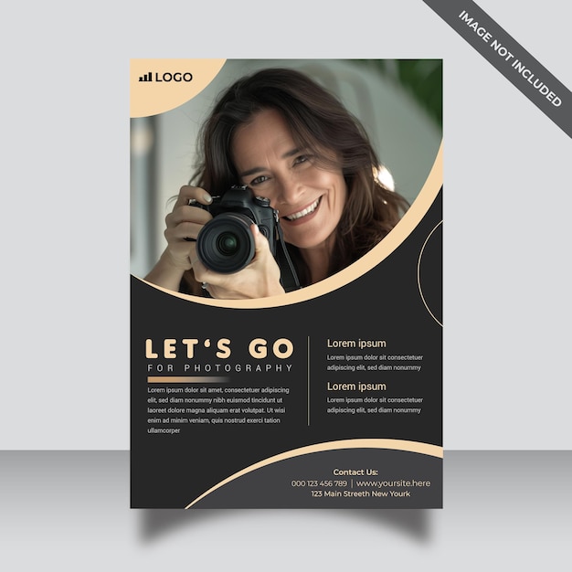 smart photography flyer design template