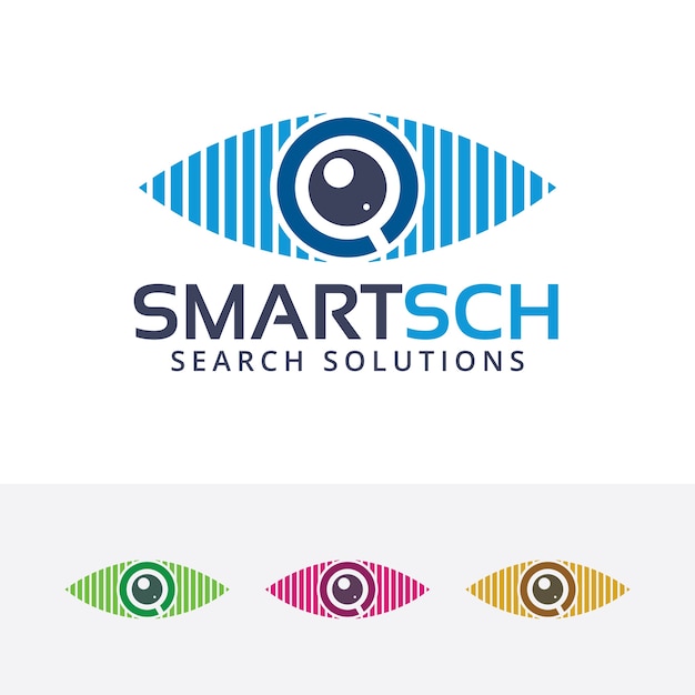 Vector smart search vector logo template