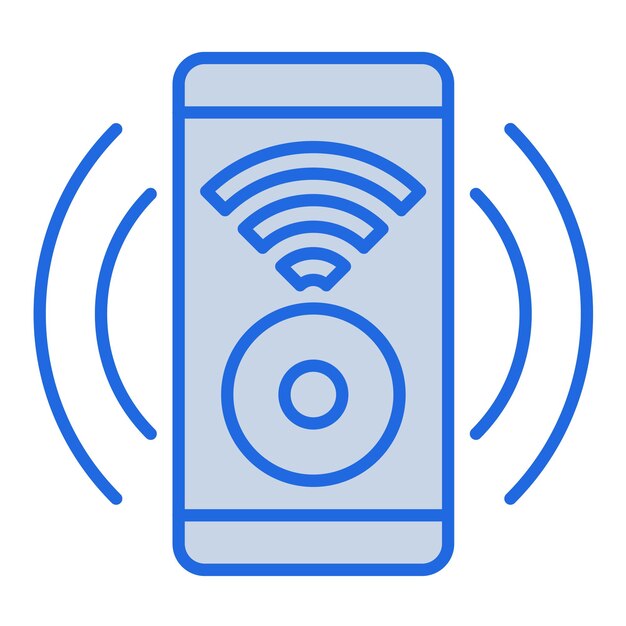 Smart Sound Blue Tone Illustration