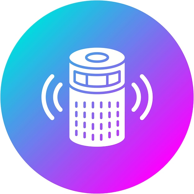 Vector smart speaker vector icon can be used for technology iconset