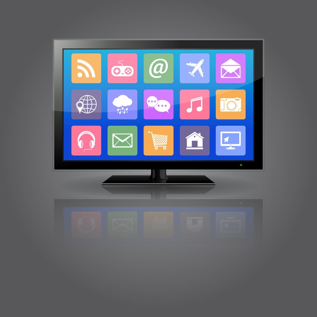 Smart-tv met apps