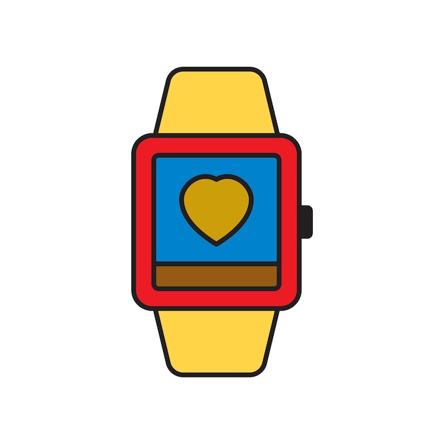 Vector smart watch icon vector design templates eenvoudig en modern concept