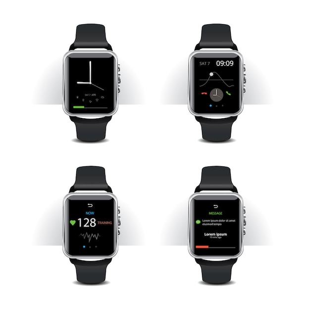 Smart watch met digitale display-set