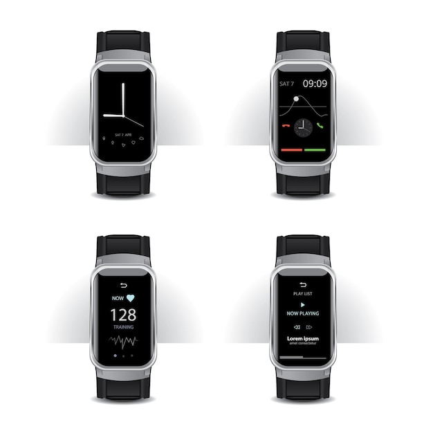 Smart Watch with Digital Display Set