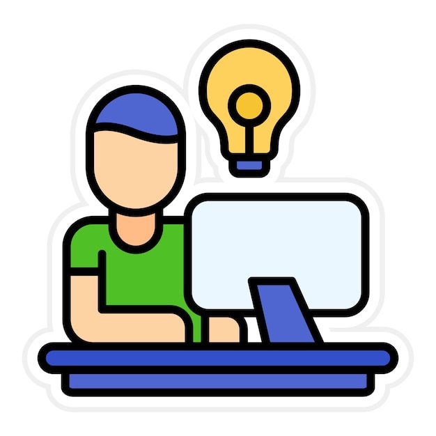 Smart Work Icon vector afbeelding Kan worden gebruikt voor Project Management