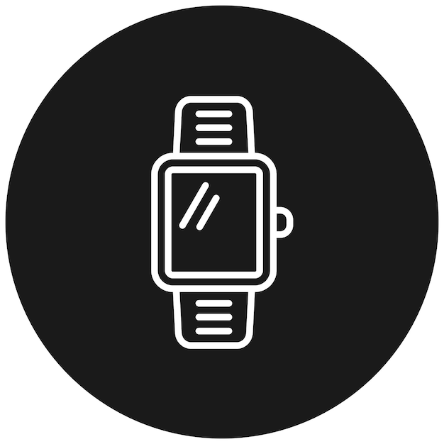 Vector smartband vector icon can be used for workout app iconset