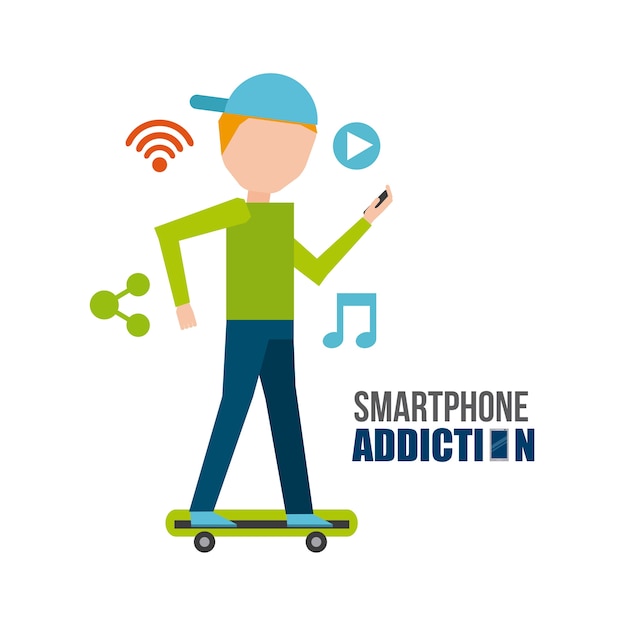 Smartphone addiction design