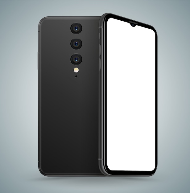 Smartphone back and front