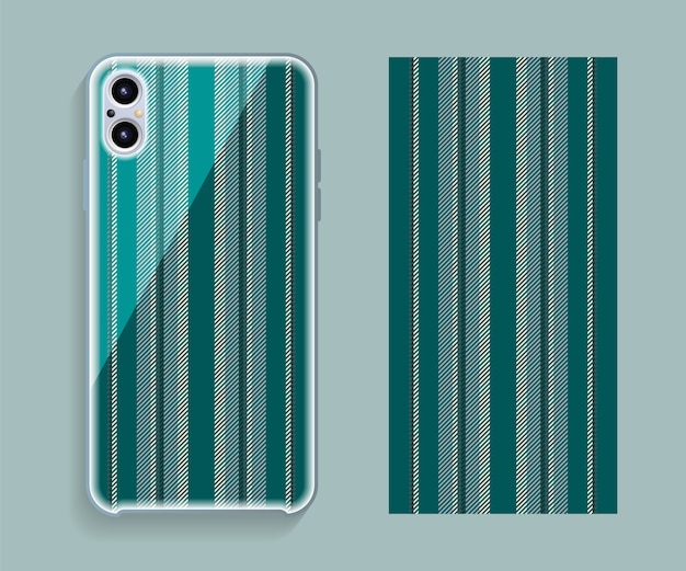 Smartphone case design. geometric pattern for mobile phone back side