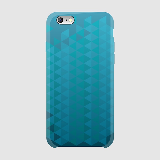 Vector smartphone case, triangle