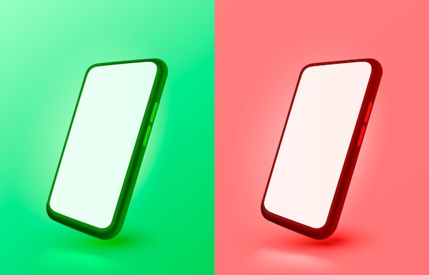 Смартфон цветной мобильный экран технологии мобильный дисплей световой вектор