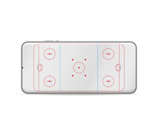 Smartphone-hockeybaan