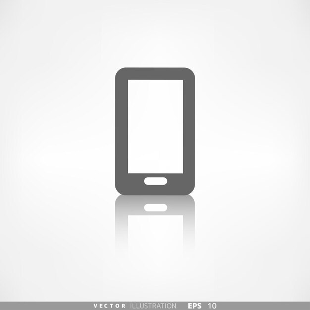 Vector smartphone icon tablet symbol vector illustration