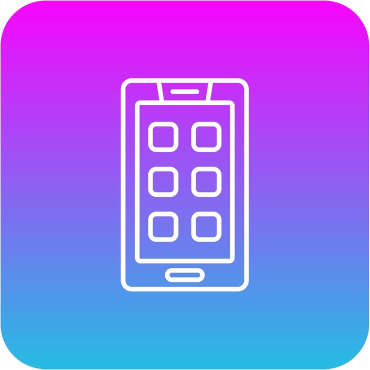 Вектор икона смартфона
