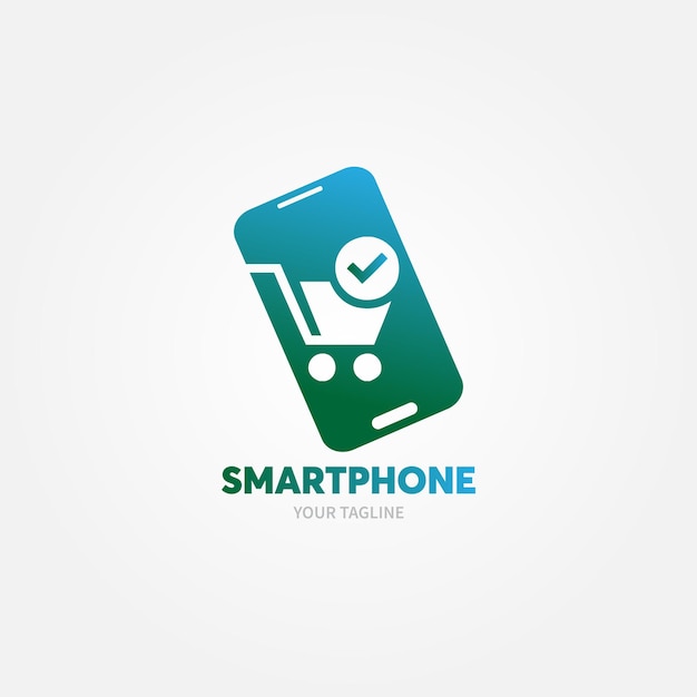 Modello di logo dello smartphone