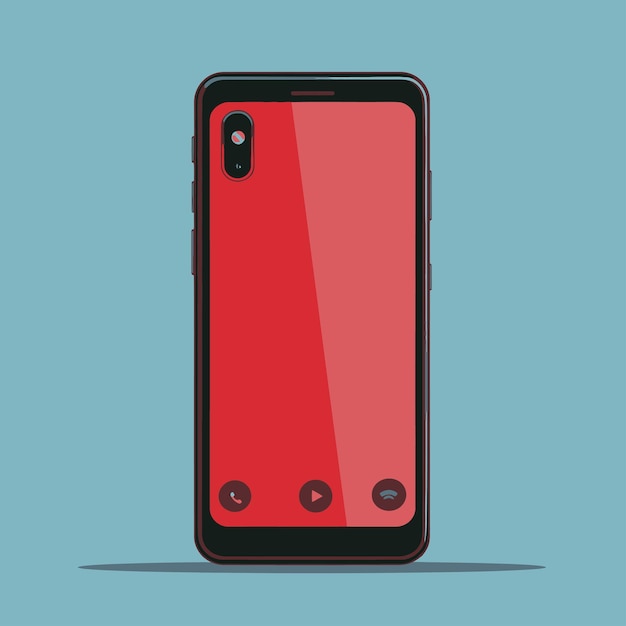 Vector smartphone_met_inkomende_oproep_op_display