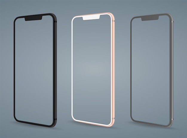 Smartphone mockup facile inserire l'immagine nello smartphone schermo.