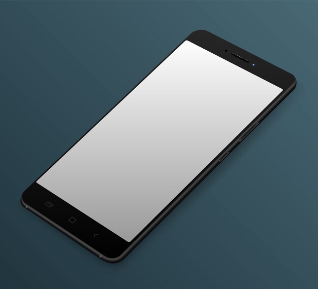 Smartphone-mockup gemakkelijk plaats afbeelding in schermsmartphone.