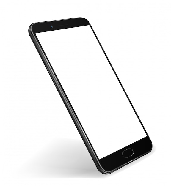 Smartphone mockup transparant scherm voor eenvoudige demodemo