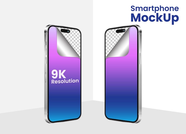 Smartphone mockup vector smartphone vector mobiele telefoon