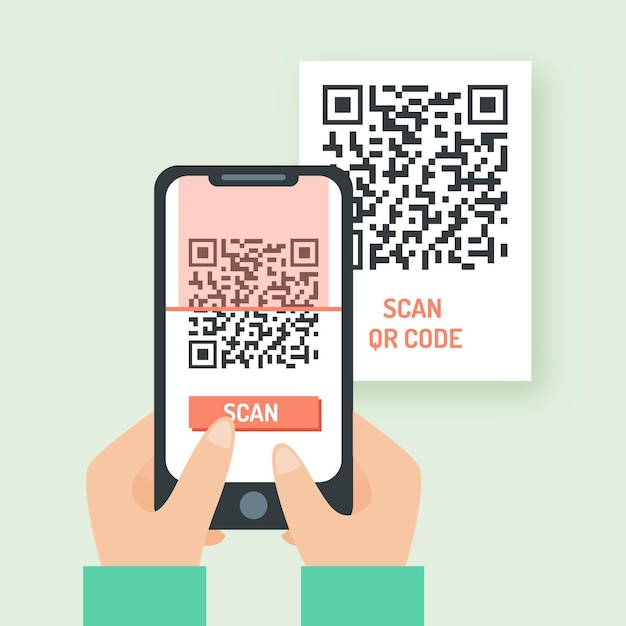 Smartphone qr code scanning