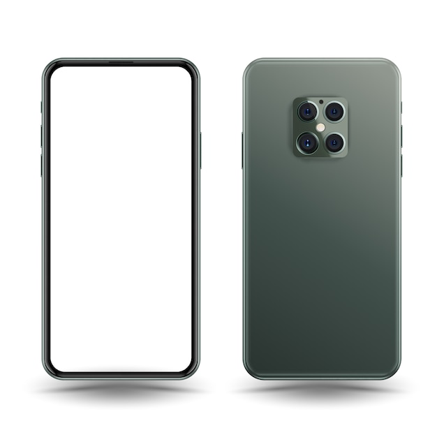 Vector smartphone realistic template