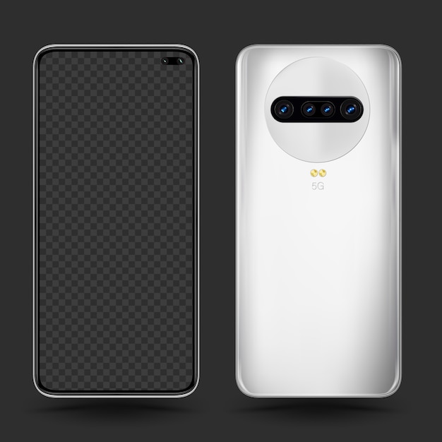 Vector smartphone realistic template