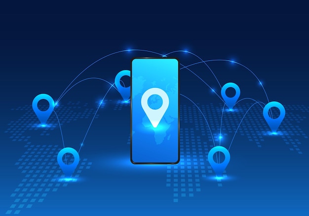 Технология смартфона, которая может получить доступ к картам Это технология, которая идентифицирует местоположение