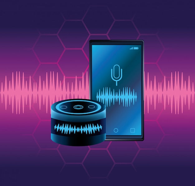 Smartphone voice recognition speaker