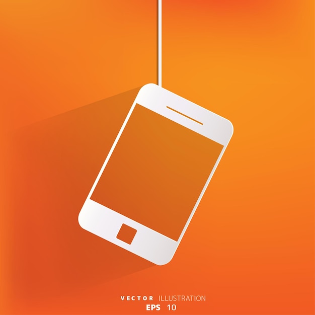 Vector smartphone web icon