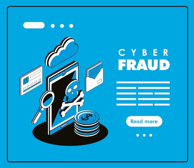Smartphone with cyber fraud