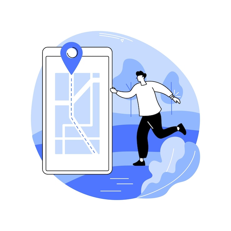 Vector smartwatch as a fitness tracker isolated cartoon vector illustrations