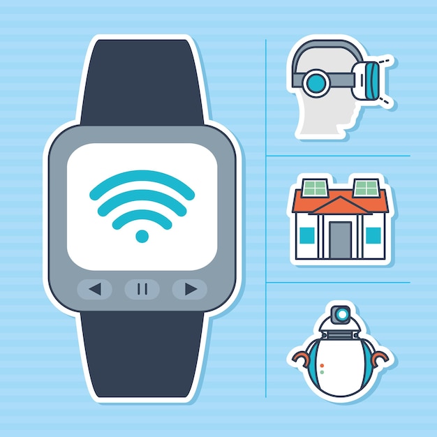 Smartwatch and future technology set