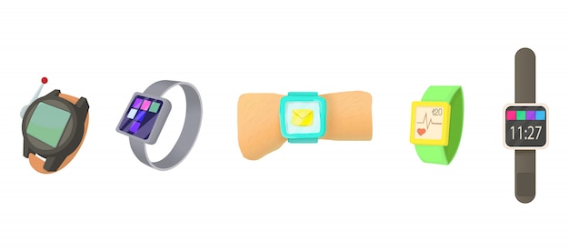 Smartwatch icon set