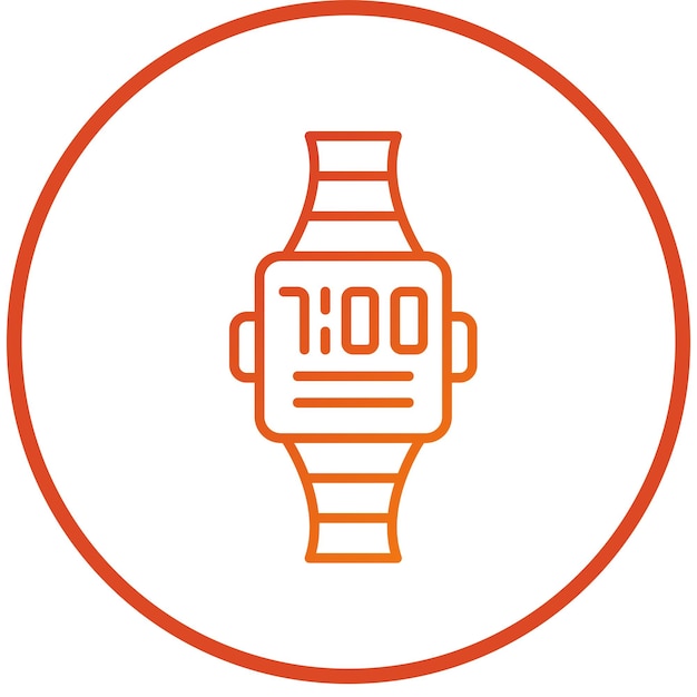 Vector smartwatch icon style