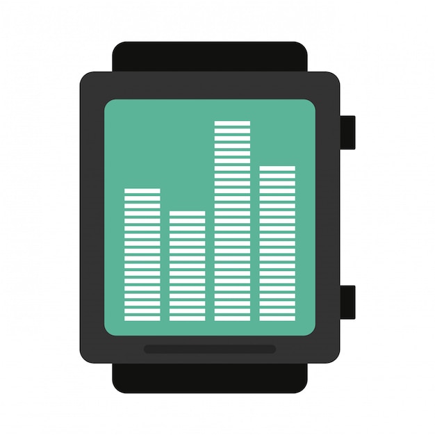 smartwatch music equalizer symbol
