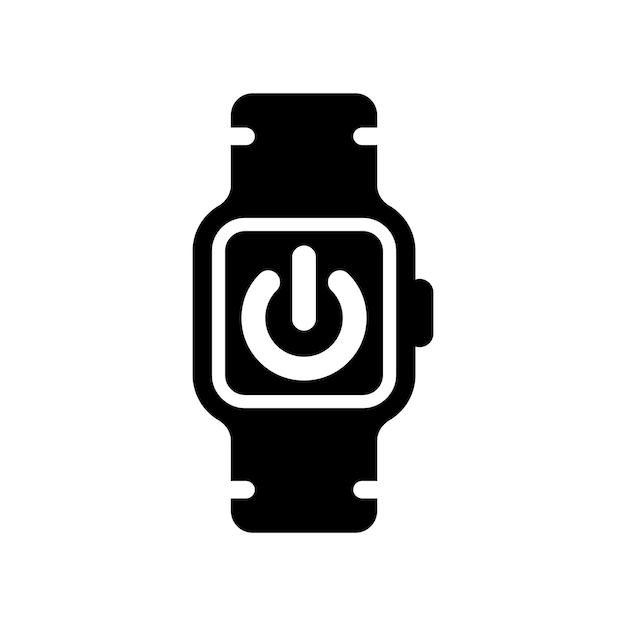 Smartwatch power switch icon