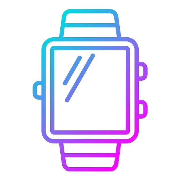 Vector smartwatch vector illustration style