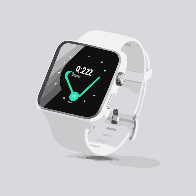 Vector smartwatch-vector op een witte achtergrond