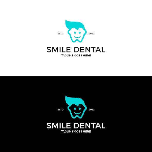 笑顔の歯科ロゴデザイン